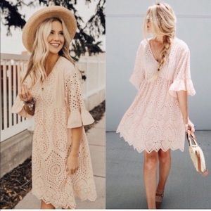 Anthropology Akemi and Kim Eyelet Swing Dress😍